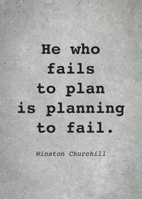 W Churchill Quote L052