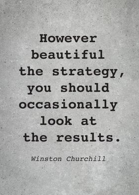 W Churchill Quote L060