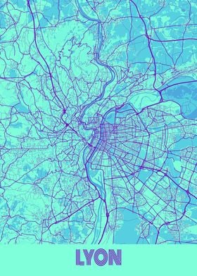 Lyon Galaxy City Map