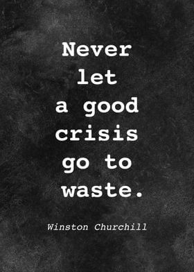 W Churchill Quote D038