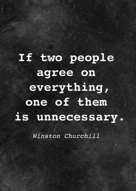 W Churchill Quote D033