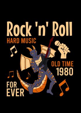 Rock in roll hard music