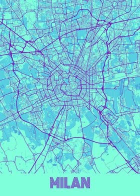 Milan Galaxy City Map