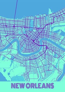 New Orleans Galaxy Map