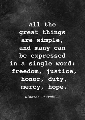 W Churchill Quote D037