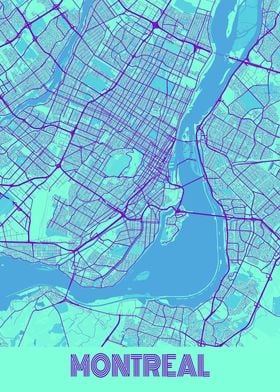 Montreal Galaxy City Map