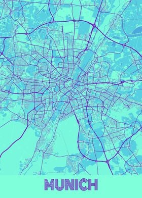 Munich Galaxy City Map