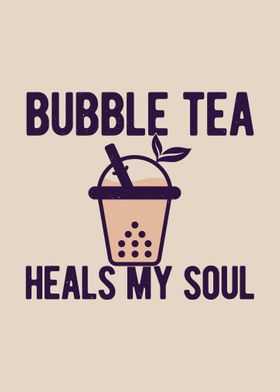 Funny Bubble Boba Tea