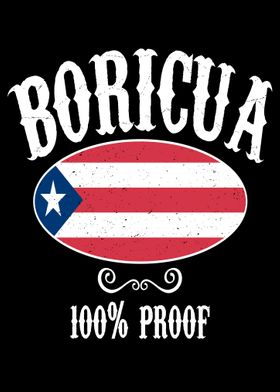 Boricua Puerto Rico Flag