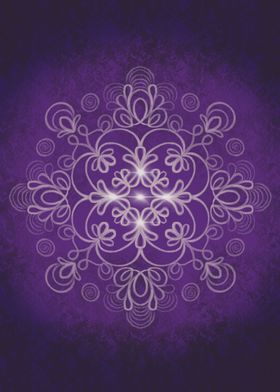 Purple mandala