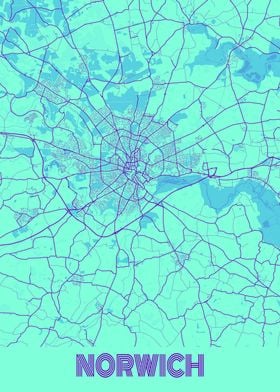 Norwich Galaxy City Map