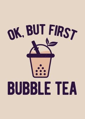 Funny Bubble Boba Tea