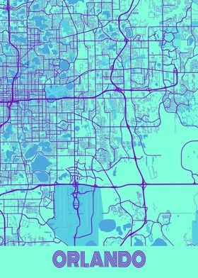 Orlando Galaxy City Map