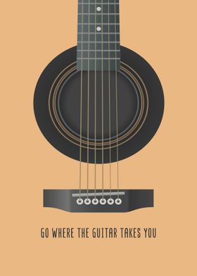 Music Guitarist Wall Art