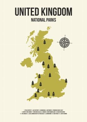 UK National Parks Location