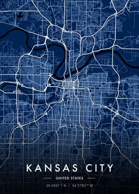 Kansas City Map Blueprint