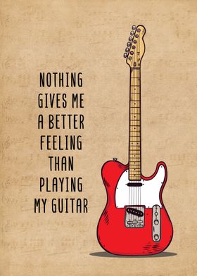 Music Guitarist  Wall Art