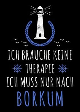 Borkum Nordsee Spruch