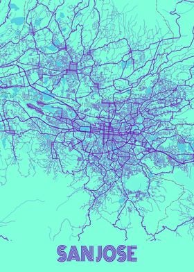 San Jose Galaxy City Map