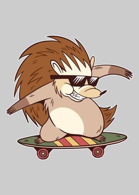 Skateboard Hedgehog Skate 