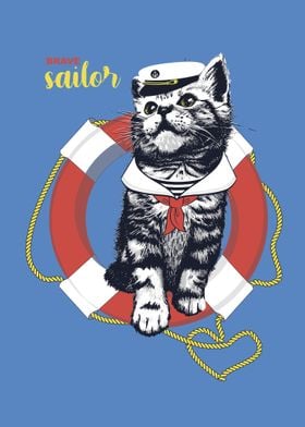 Sailor kitten