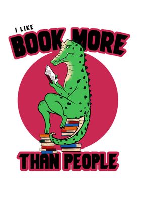 I like book more than peop