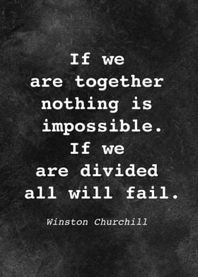 W Churchill Quote D058