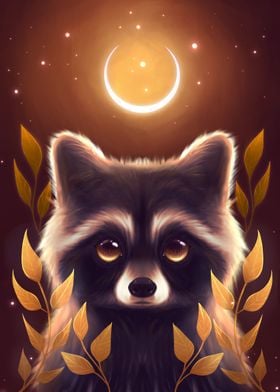 Racoon Forest Guardian