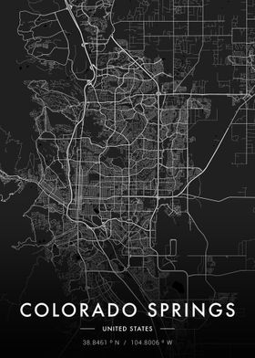 Colorado Springs City Map