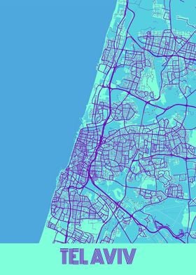 Tel Aviv Galaxy City Map