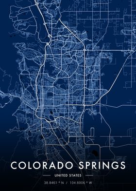 Colorado Springs City Map