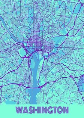 Washington Galaxy City Map