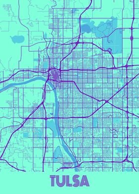 Tulsa Galaxy City Map