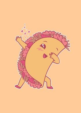 Kawaii Taco Dabbing Gift