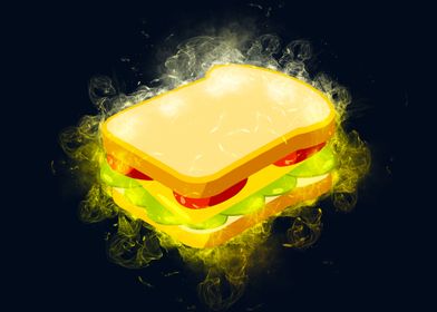 sandwich smoke