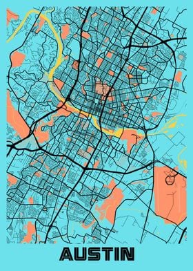 Austin Gloria City Map