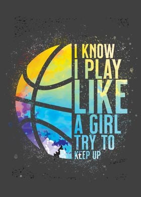 Play Like A Girl  Basket