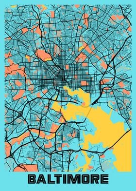 Baltimore Gloria City Map