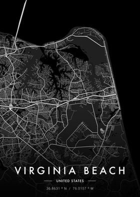 Virginia Beach City Map