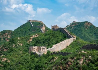 Sun over the Great Wall