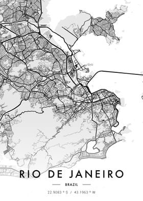 Rio de Janeiro City Map