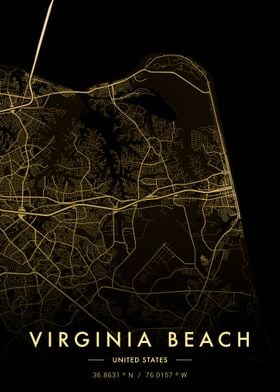 Virginia Beach City Map