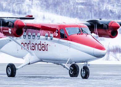 Frozen taxiway