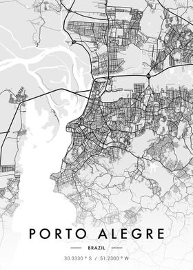 Porto Alegre City Map