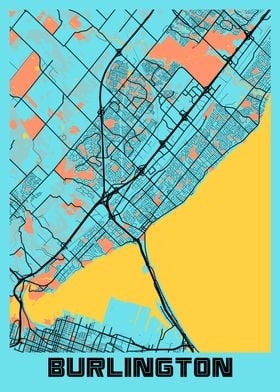 Burlington Gloria City Map