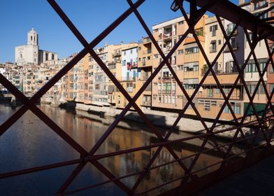 Girona Skyline Bridge View