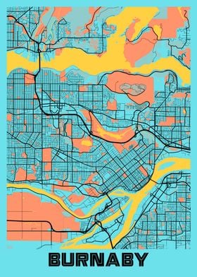 Burnaby Gloria City Map