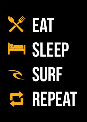 eat sleep surf repeat