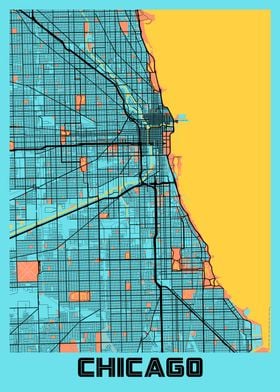 Chicago Gloria City Map