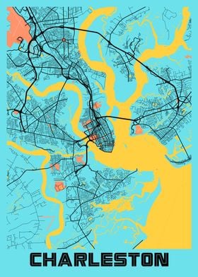 Charleston Gloria City Map